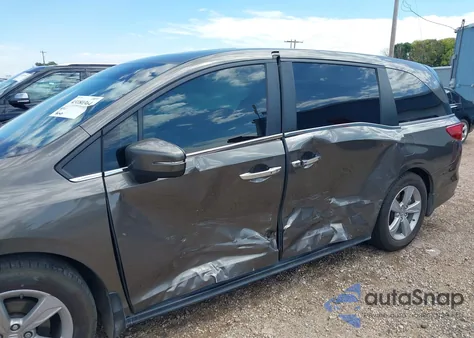 2019 Honda Odyssey Ex-L from USA, damaged, VIN 5FNRL6H74KB133979